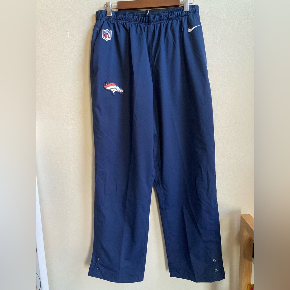 RARE Mens Nike Pro Elite Team Issued Denver Broncos Woven Pants NEW Made in USA